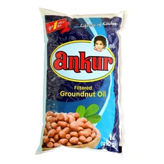 Ankur Filtered Groundnut Oil – 1 Liter Pouch