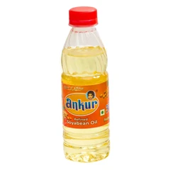 Ankur Refined Soyabean Oil – 200 ml Pet Bottle